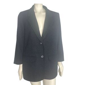 Vintage Eddie Bauer Wool Cashmere Womens Blazer